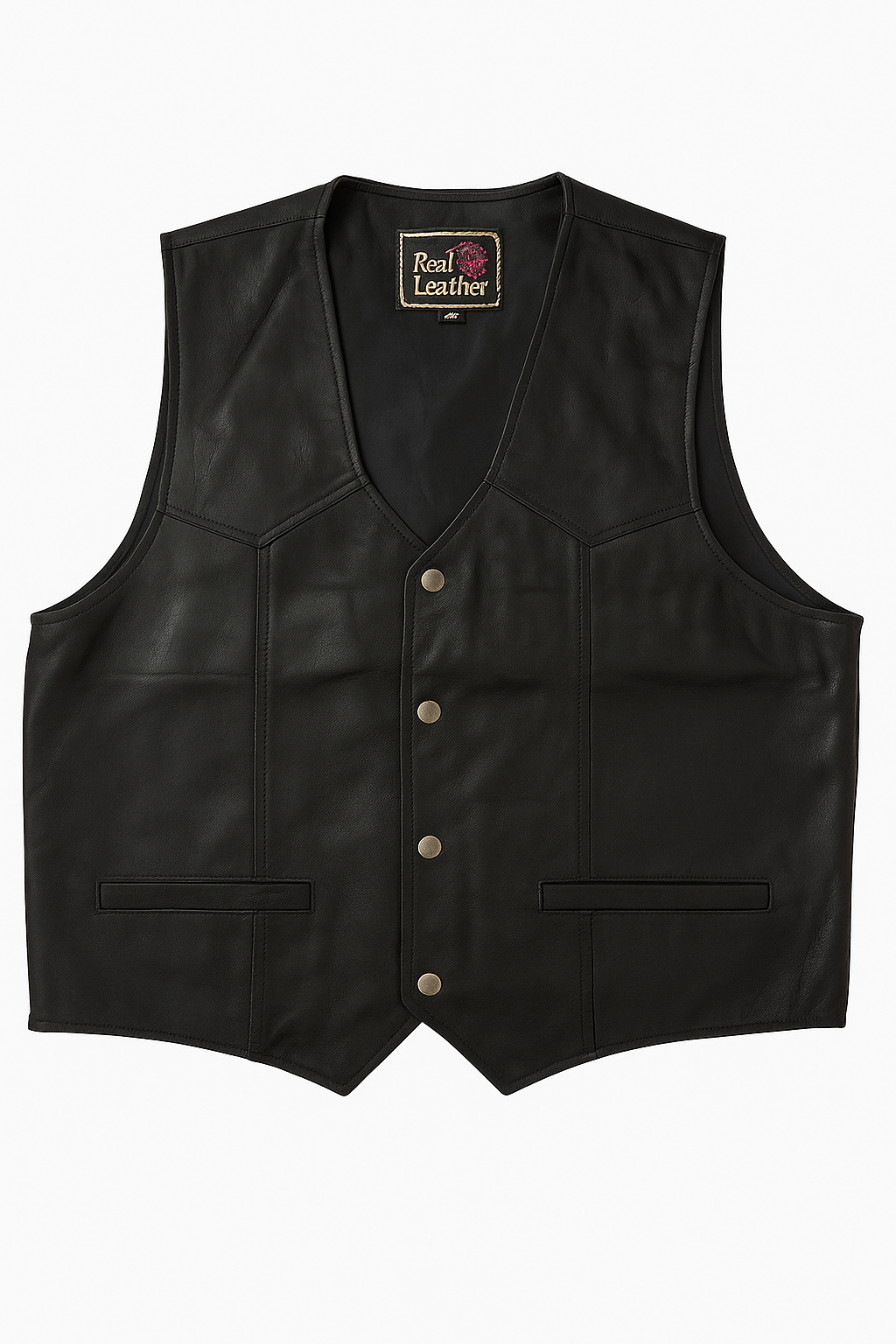 Skinnvest i lammeskinn