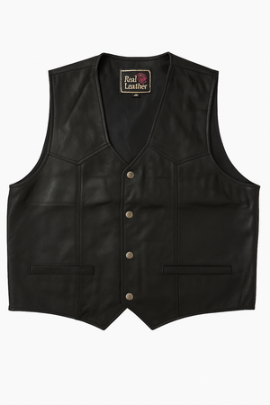 Skinnvest i lammeskinn