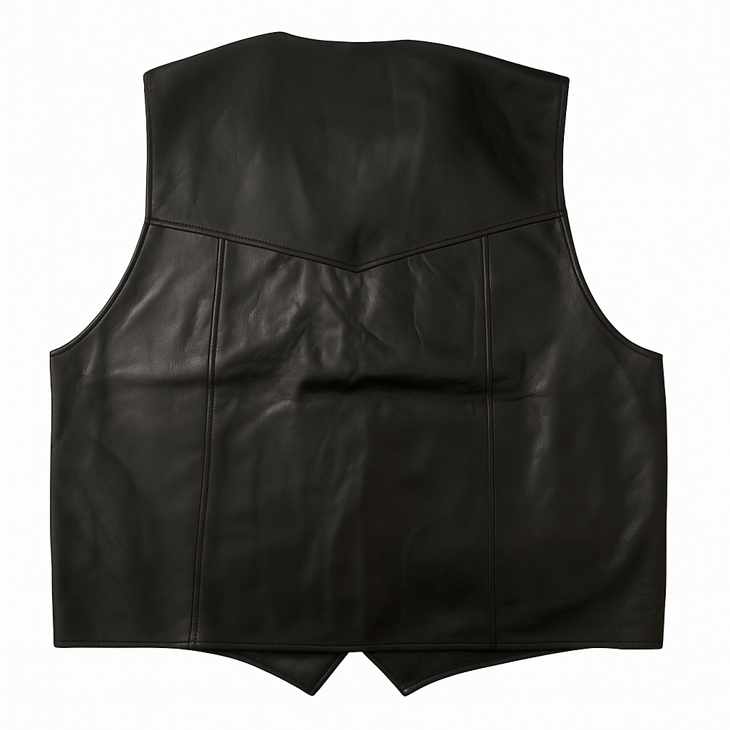 Skinnvest i lammeskinn