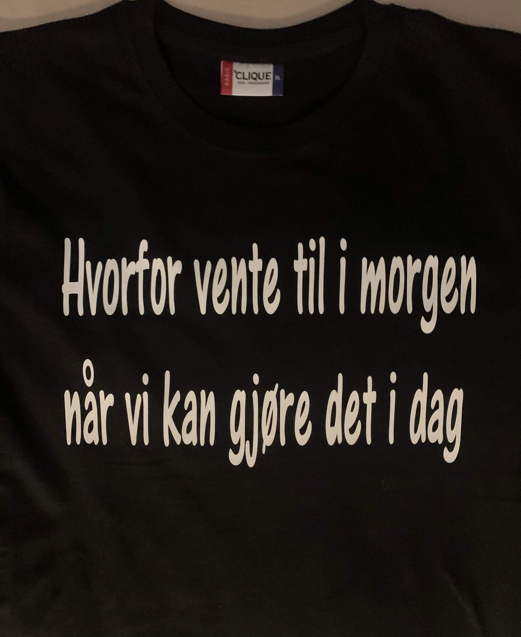 Hvorfor vente til i morgen når vi kan gjøre det i dag