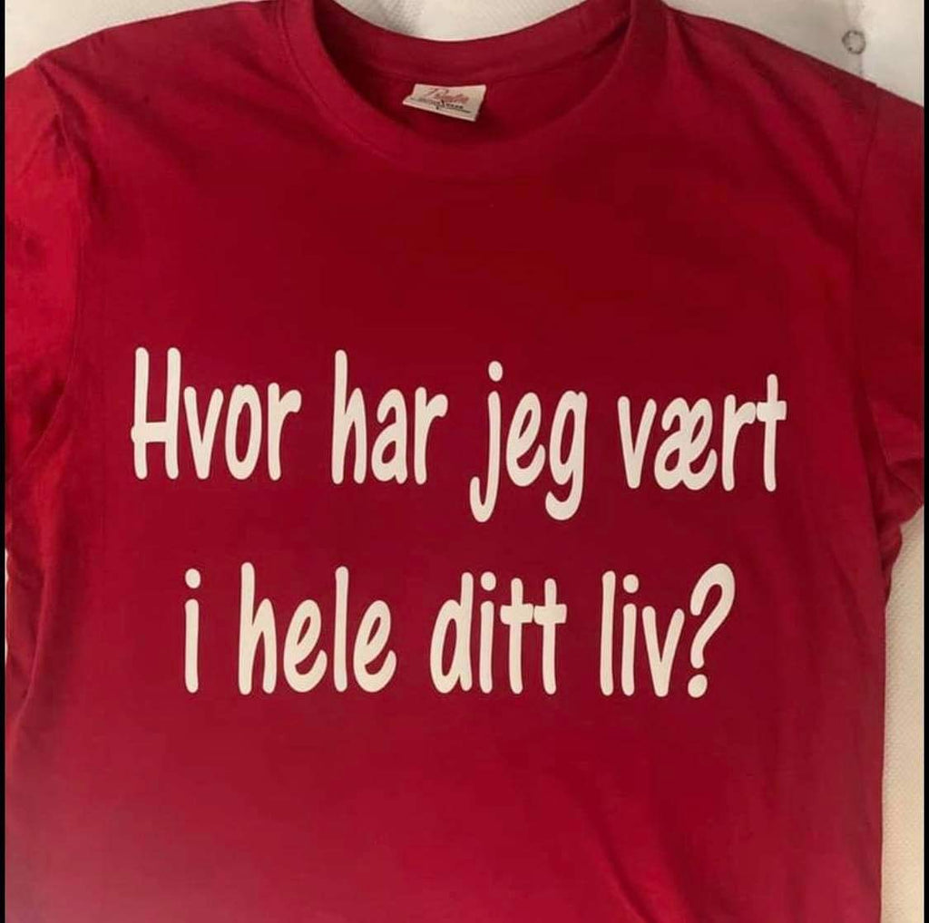 Hvor har jeg vært i hele ditt liv?