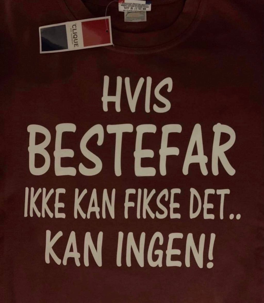 HVIS BESTEFAR IKKE KAN FIKSE DET.. KAN INGEN!