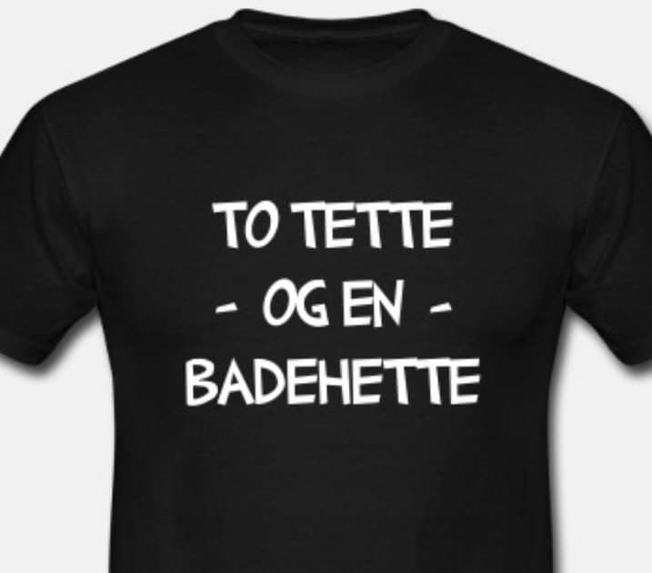 TO TETTE - OG EN - BADEHETTE