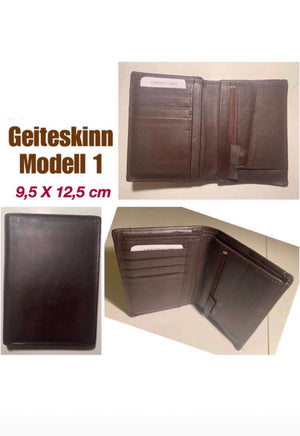 Modell 1: Lommebok i geiteskinn